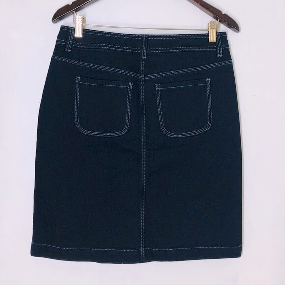 Style & Co. Denim Jean pencil Skirt, school or work all time classic style retro - Picture 4 of 8